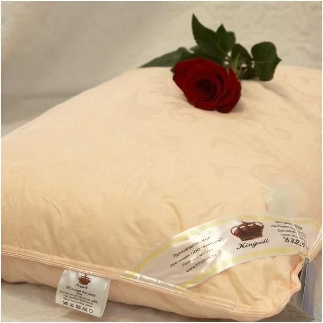 Подушка Elisabette Элит персиковая 50x70 E-A50-1