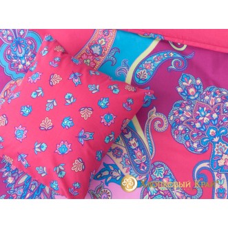 Постельное белье Анамур коралл семейное Хлопковый край в магазине Люкс Постель