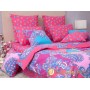 Постельное белье Анамур коралл семейное Хлопковый край