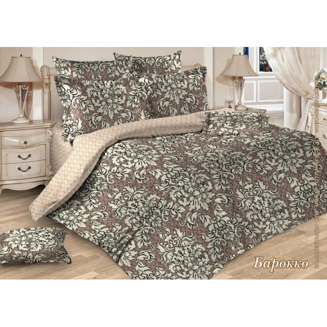 постельное белье Барокко Евро бязь Чебоксарский текстиль