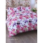 постельное белье Нарциссы цикламен семейное бязь Чебоксарский текстиль