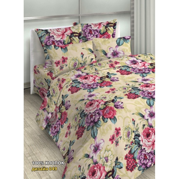 постельное белье Цветочный сад семейное бязь Чебоксарский текстиль
