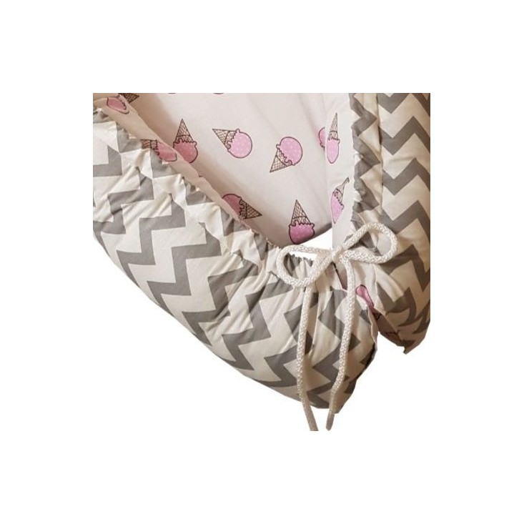 Купить гнездышко для новорожденного Молочный шоколад Mama Relax в магазине Lux Postel