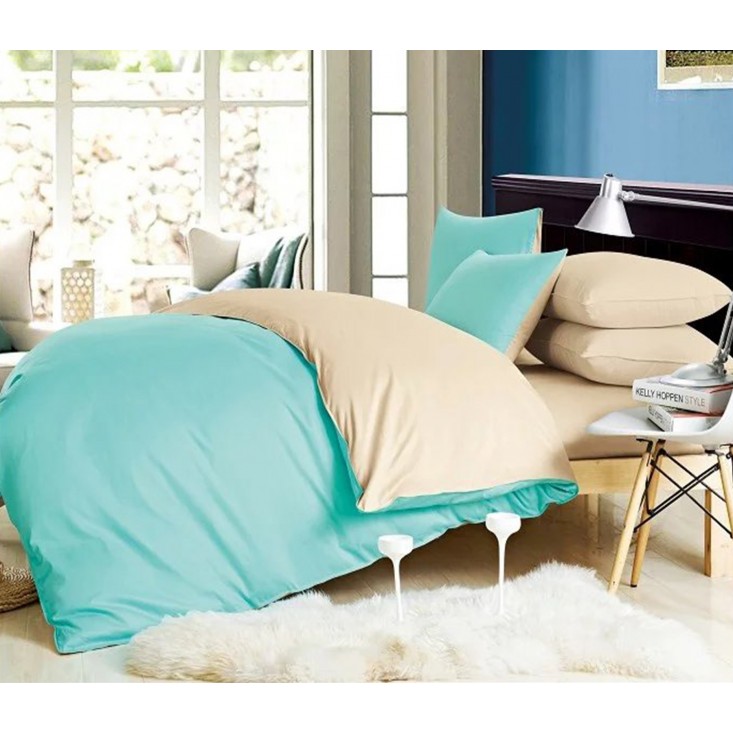 Купить постельное белье Однотонное простынь на резинке JT173 евро Tango