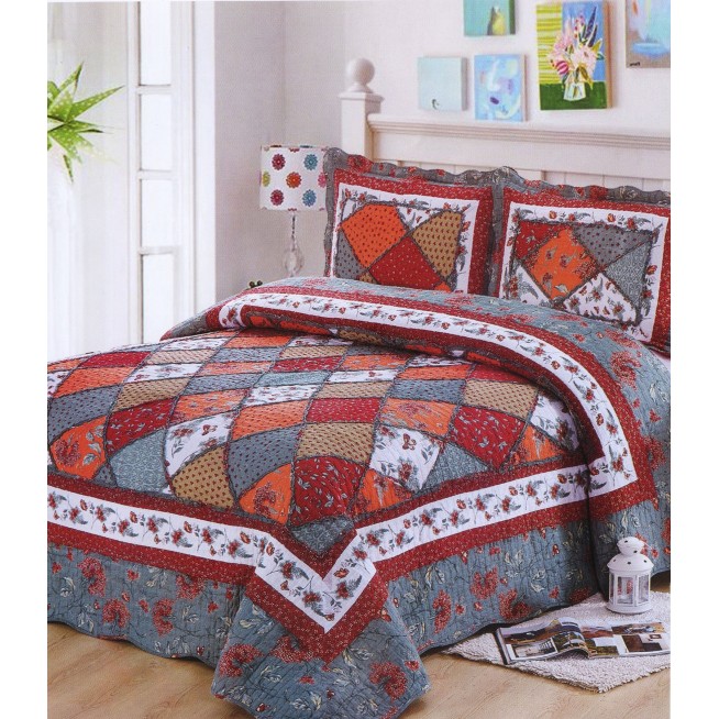 Покрывало Пэчворк 230х250 PW555-28 Tango