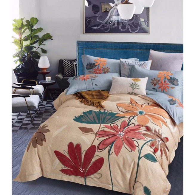 Купить постельное белье фланель MOMAE26 евро Tango