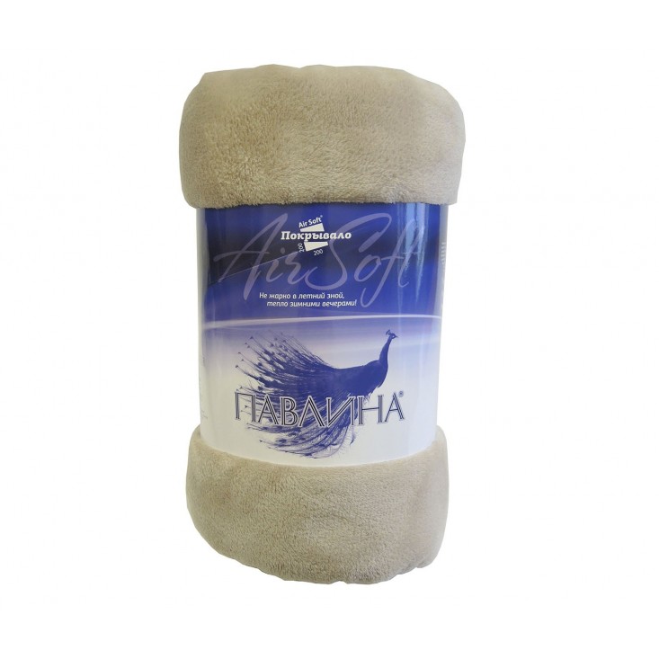 Плед-покрывало Аэро Софт Лунный свет Павлина 