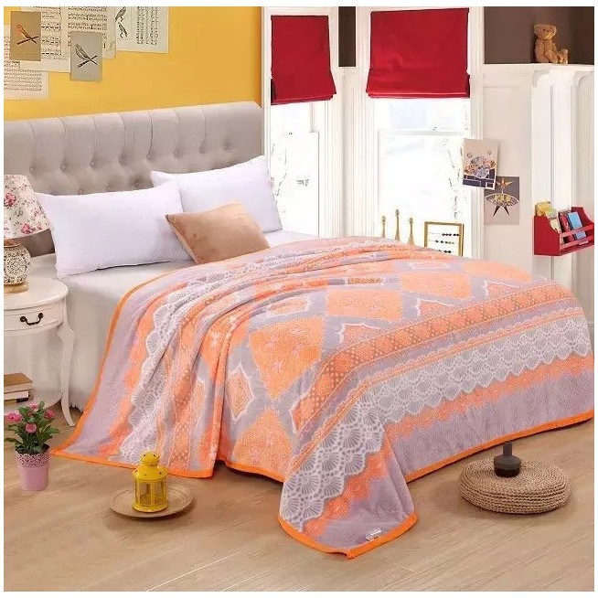 Плед Seoul Фланель 200х220 оранжевый 3033-21 Tango