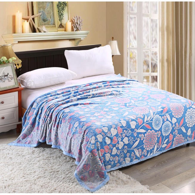 Плед Seoul Фланель 200х220 голубой 3033-23 Tango