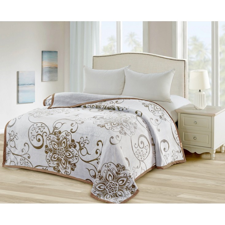 Плед Bicolor 200х220 Фланель 3008-44 Tango