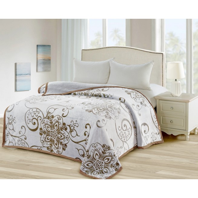 Плед Bicolor 200х220 Фланель 3008-44 Tango