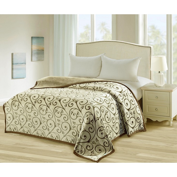 Плед Bicolor 200х220 Фланель 3008-36 Tango