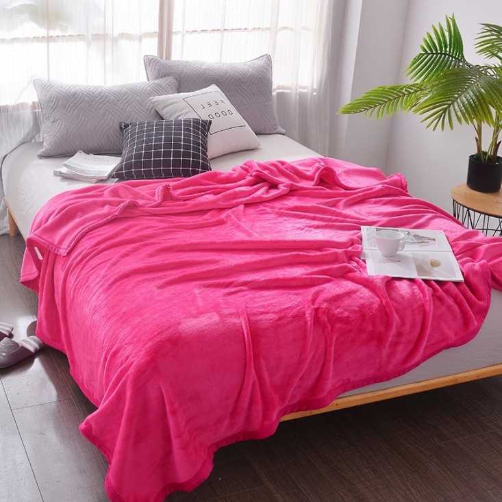 Плед Allegria 200х220 однотонный AL2022-09 Tango