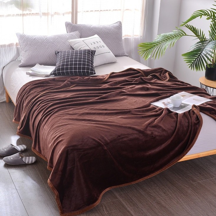 Плед Allegria 200х220 однотонный AL2022-07 Tango