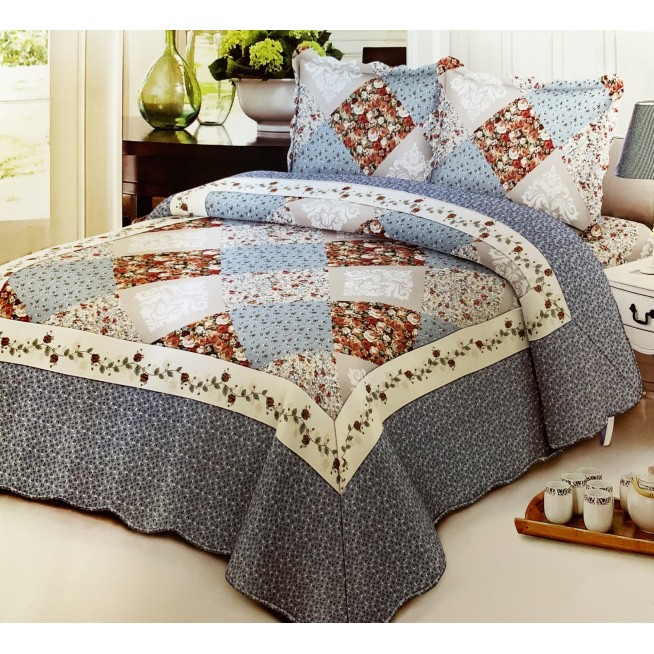 Покрывало Пэчворк 230х250 PW444-13 Tango