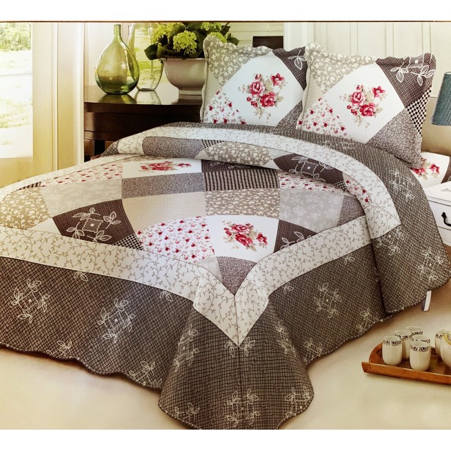 Покрывало Пэчворк 230х250 PW444-15 Tango