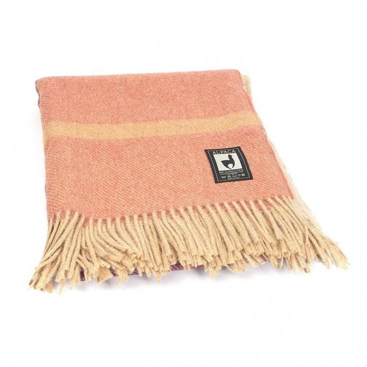 Шерстяной плед альпака меринос PP-50 Incalpaca