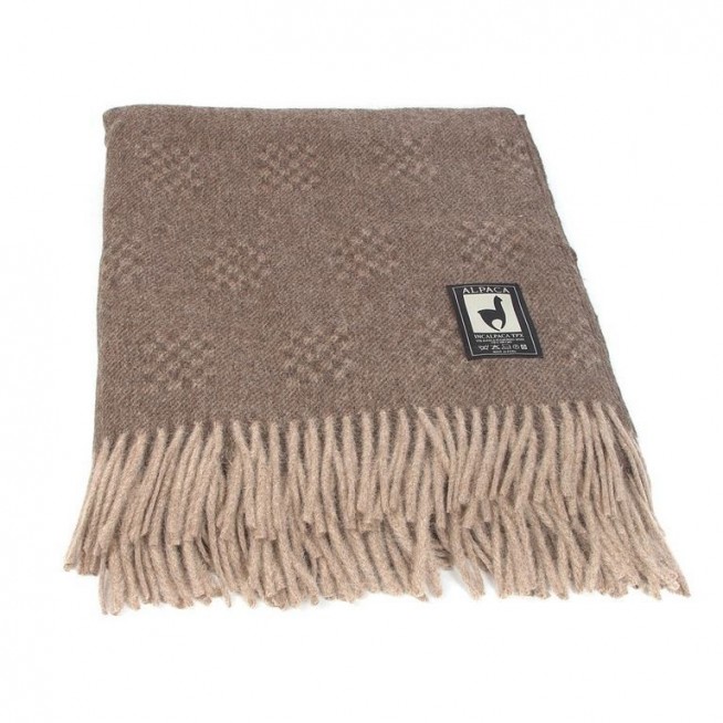 Шерстяной плед альпака меринос PP-42 Incalpaca