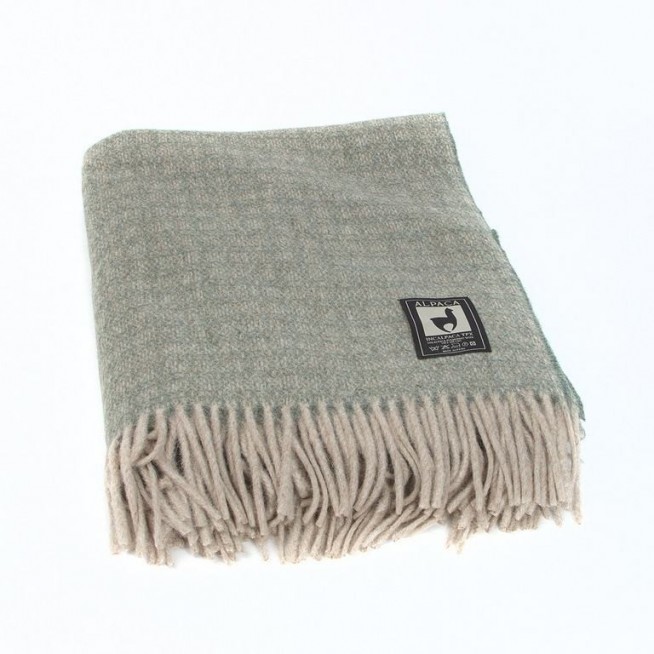 Шерстяной плед альпака меринос PP-49 Incalpaca