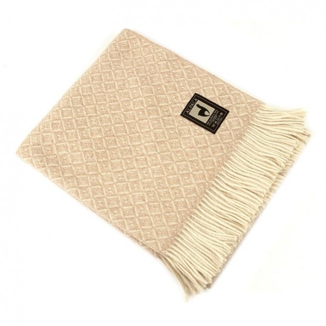 Шерстяной плед альпака меринос PP-67 Incalpaca