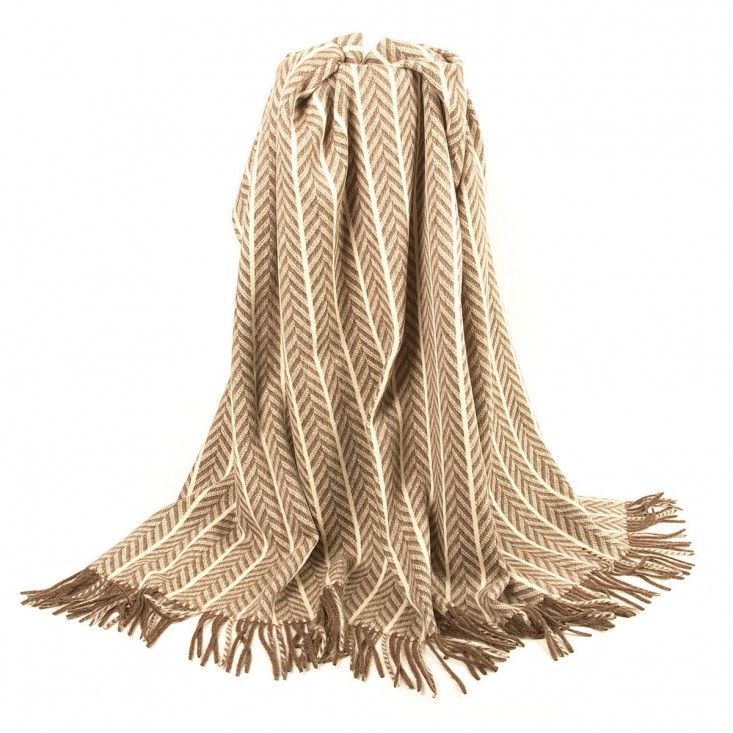 Шерстяной плед альпака меринос PP-64 Incalpaca