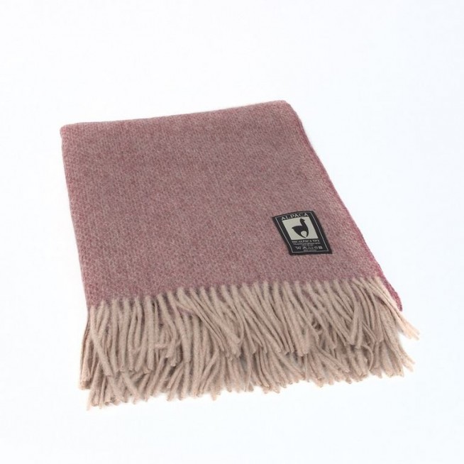 Шерстяной плед альпака меринос PP-46 Incalpaca