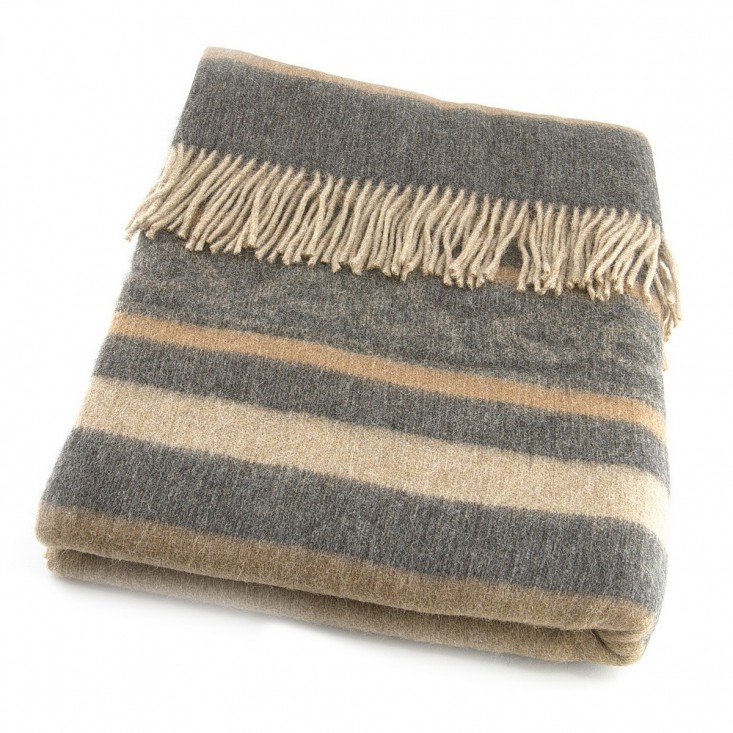 Шерстяной плед альпака меринос PP-56 Incalpaca