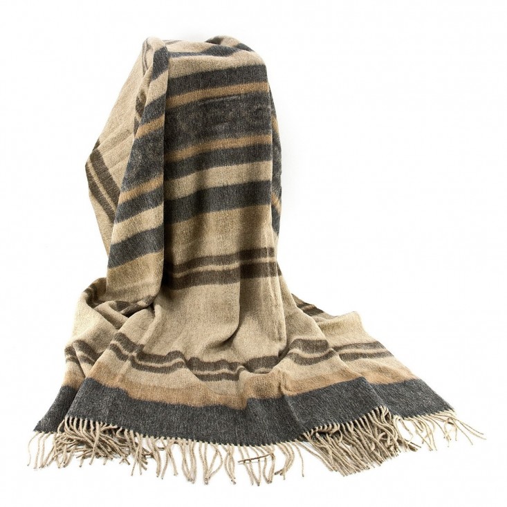 Шерстяной плед альпака меринос PP-56 Incalpaca