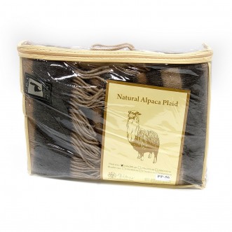 Шерстяной плед альпака меринос PP-56 Incalpaca