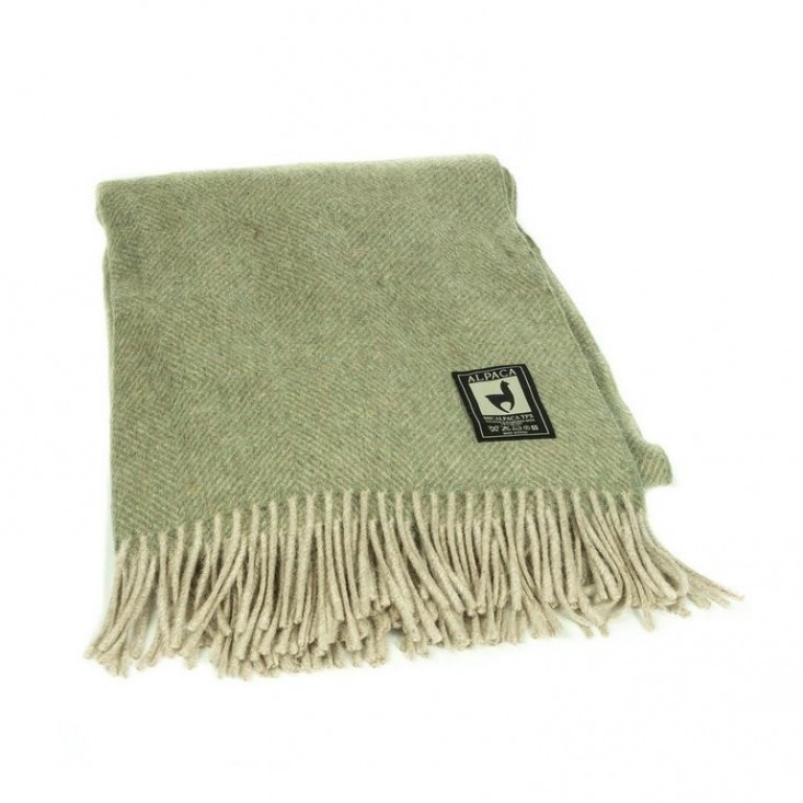 Шерстяной плед альпака меринос PP-48 Incalpaca