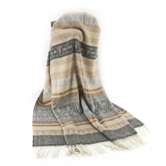 Шерстяной плед альпака меринос PP-57 Incalpaca