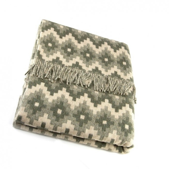 Шерстяной плед альпака меринос PP-60 Incalpaca