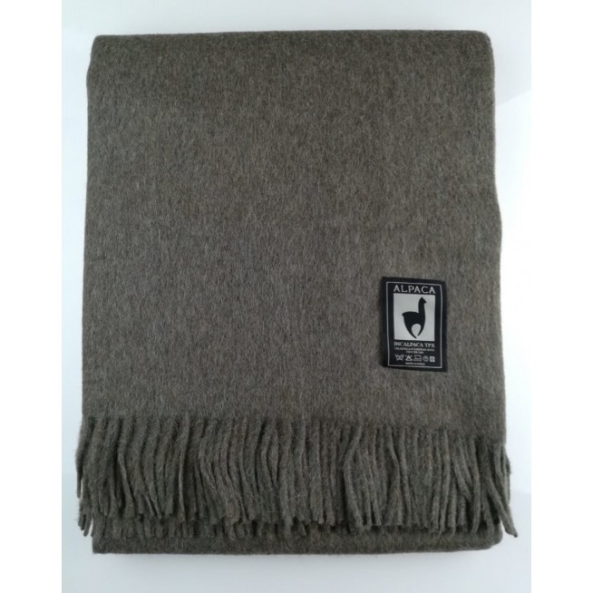 Шерстяной плед альпака меринос PP-68 Incalpaca