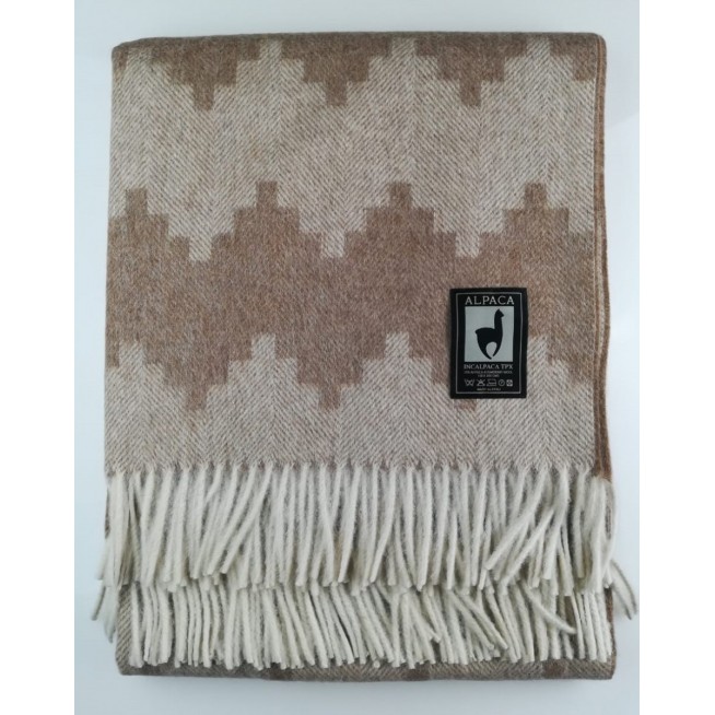 Шерстяной плед альпака меринос PP-71 Incalpaca