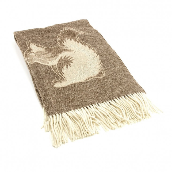 Шерстяной плед альпака меринос PJ-1 Incalpaca