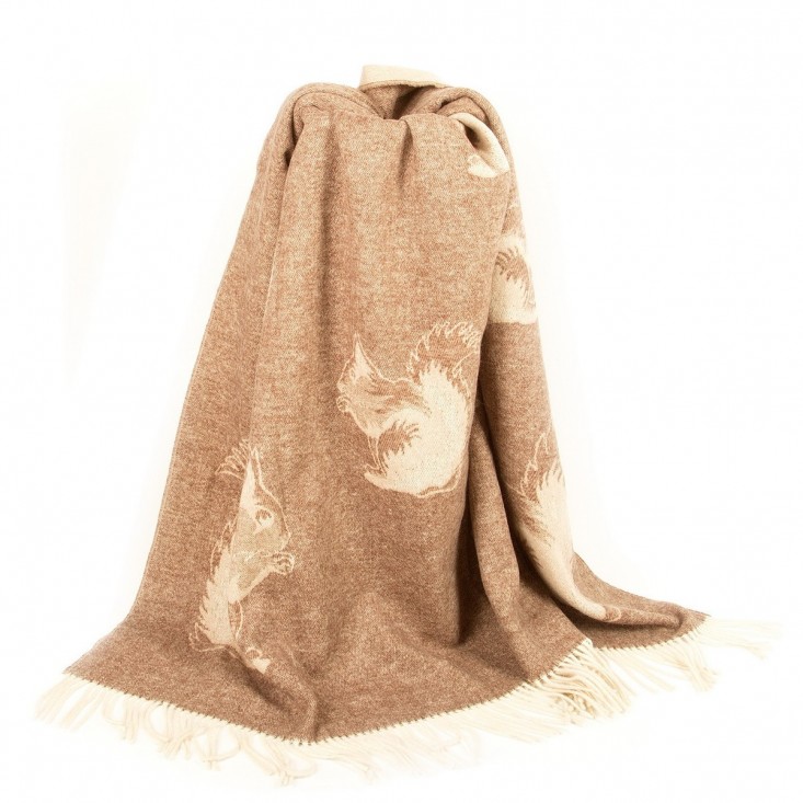 Шерстяной плед альпака меринос PJ-1 Incalpaca