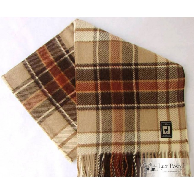 Шерстяной плед альпака меринос PP-36 Incalpaca