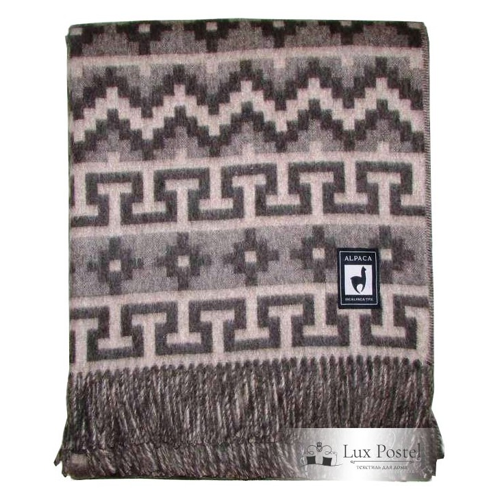 Шерстяной плед альпака меринос PP-3 Incalpaca