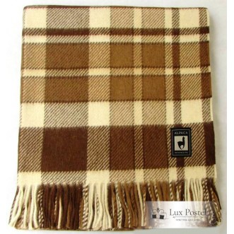 Шерстяной плед альпака меринос PP-28 Incalpaca