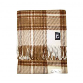 Шерстяной плед альпака меринос PP-35 Incalpaca