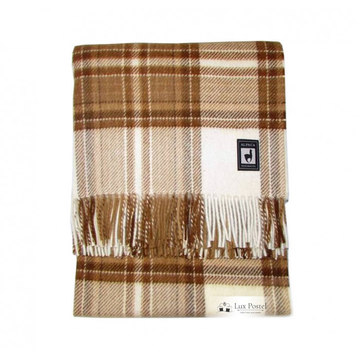 Шерстяной плед альпака меринос PP-35 Incalpaca