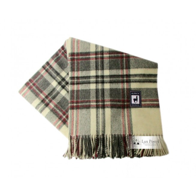 Шерстяной плед альпака меринос PP-8 Incalpaca