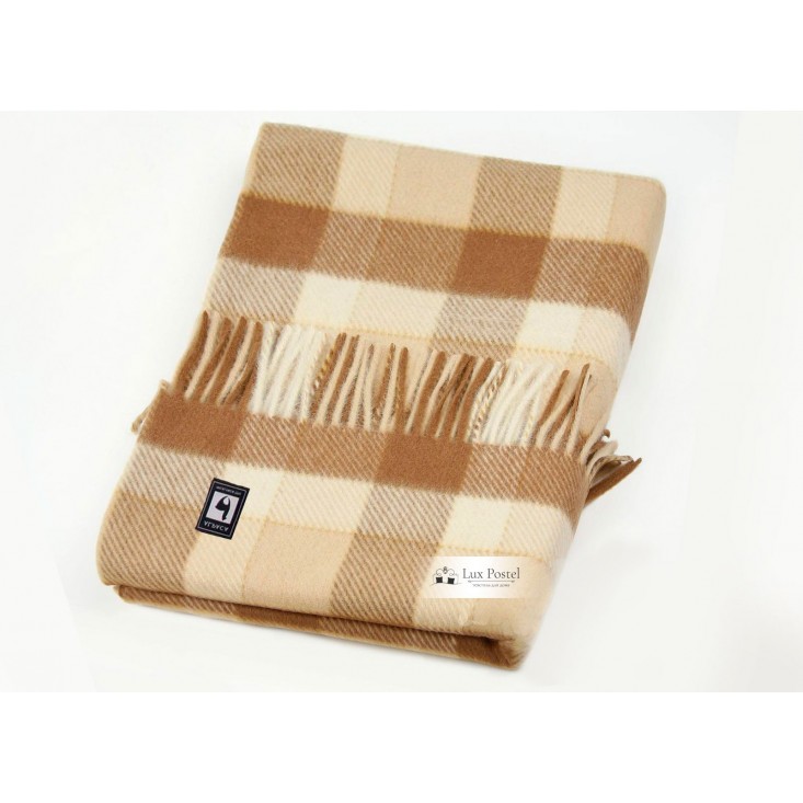 Шерстяной плед альпака меринос PP-5 Incalpaca