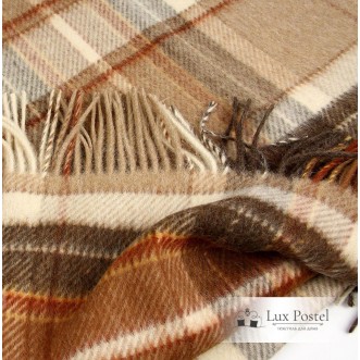 Шерстяной плед альпака меринос PP-12 Incalpaca