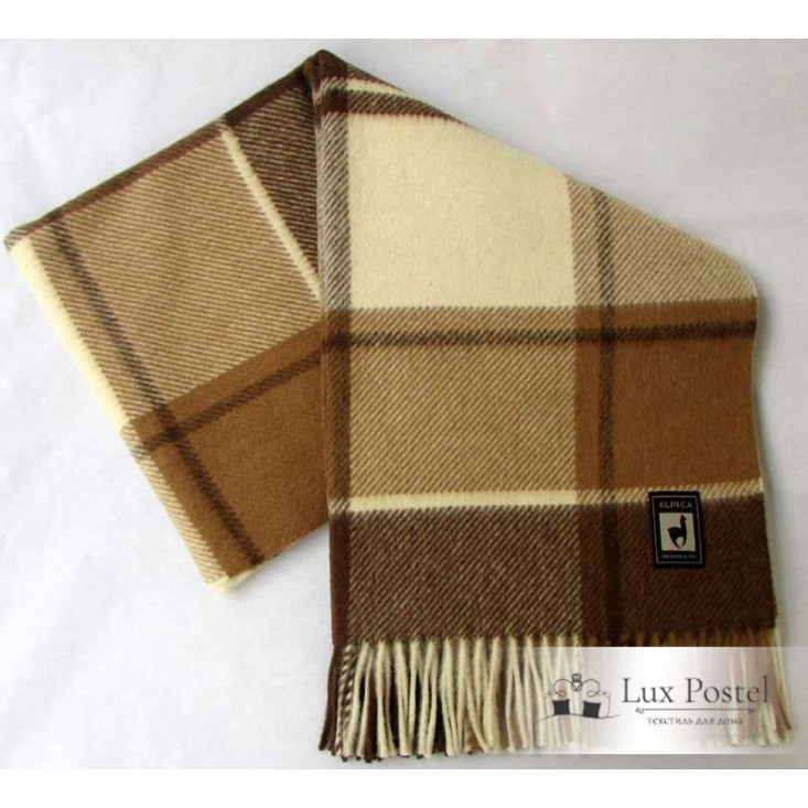 Шерстяной плед альпака меринос PP-29 Incalpaca