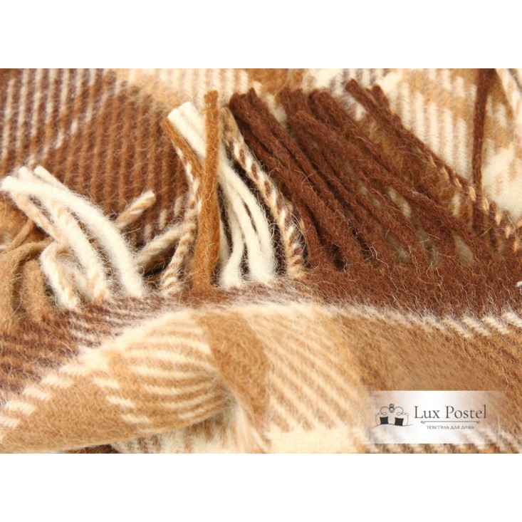 Шерстяной плед альпака меринос PP-31 Incalpaca