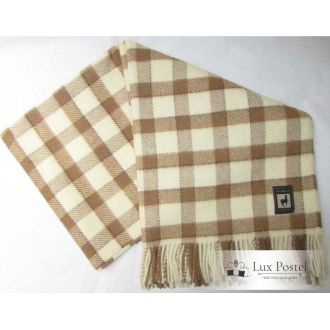 Шерстяной плед альпака меринос PP-9 Incalpaca