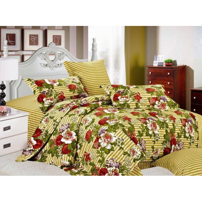 Постельное белье сатин евро С-203 Valtery