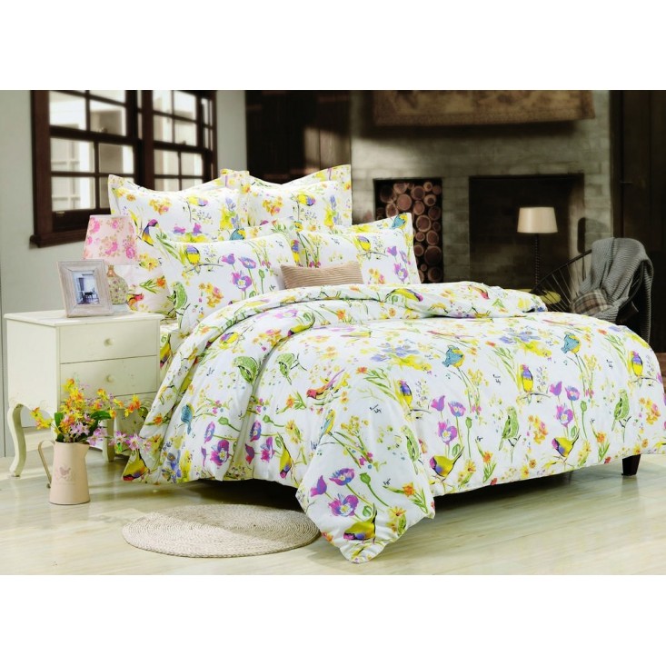 Постельное белье сатин 1,5-спальное С-223 Valtery