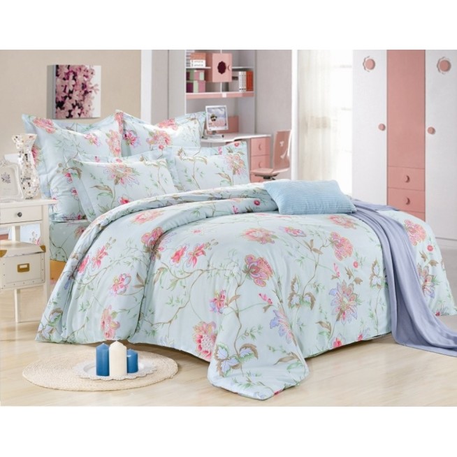 Постельное белье сатин 1,5-спальное С-220 Valtery